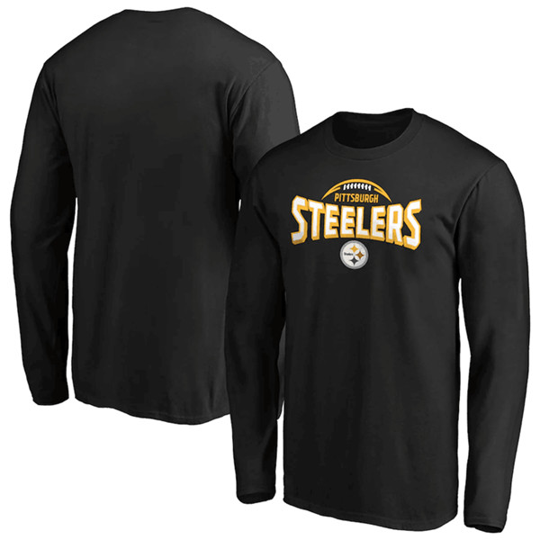 Pittsburgh Steelers Black Clamp Down Long Sleeve T-Shirt